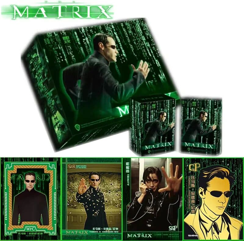 KAYOU Genuine The Matrix Card Character Trinity Neo Paul Thomas Anderson Booster Movie Package Limited Edition Collection Cards Toys