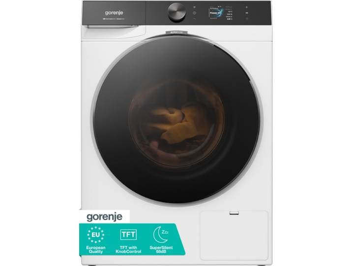 GORENJE Waschmaschine WG814A5T4 , Energieeffizienz: A, weiß, B:60cm H:85cm T:60cm, Waschmaschinen, 50% besser als Energieklasse A, farbiges TFT-Display, Auto-Dosierung, Waschmaschine