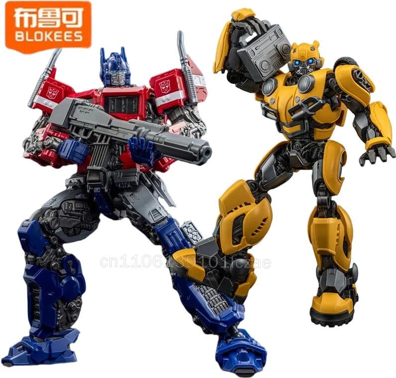 Hasbro NEW Blokees Transformers Action Figure Optimus Prime Toys Bumblebee Movie 6 Assembly Model Kit Champion Class Gifts