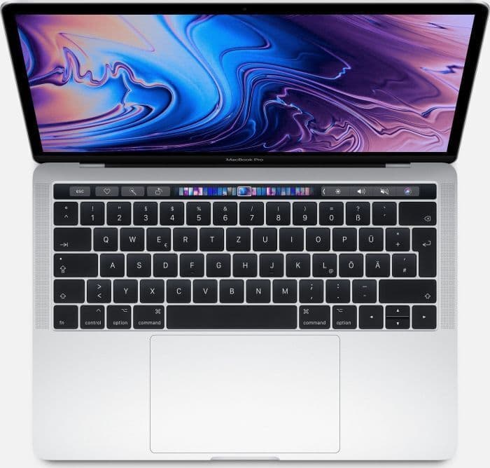 Apple MacBook Pro 2018   13.3"   Touch Bar   2.7 GHz   16 GB   512 GB SSD   silver   PT