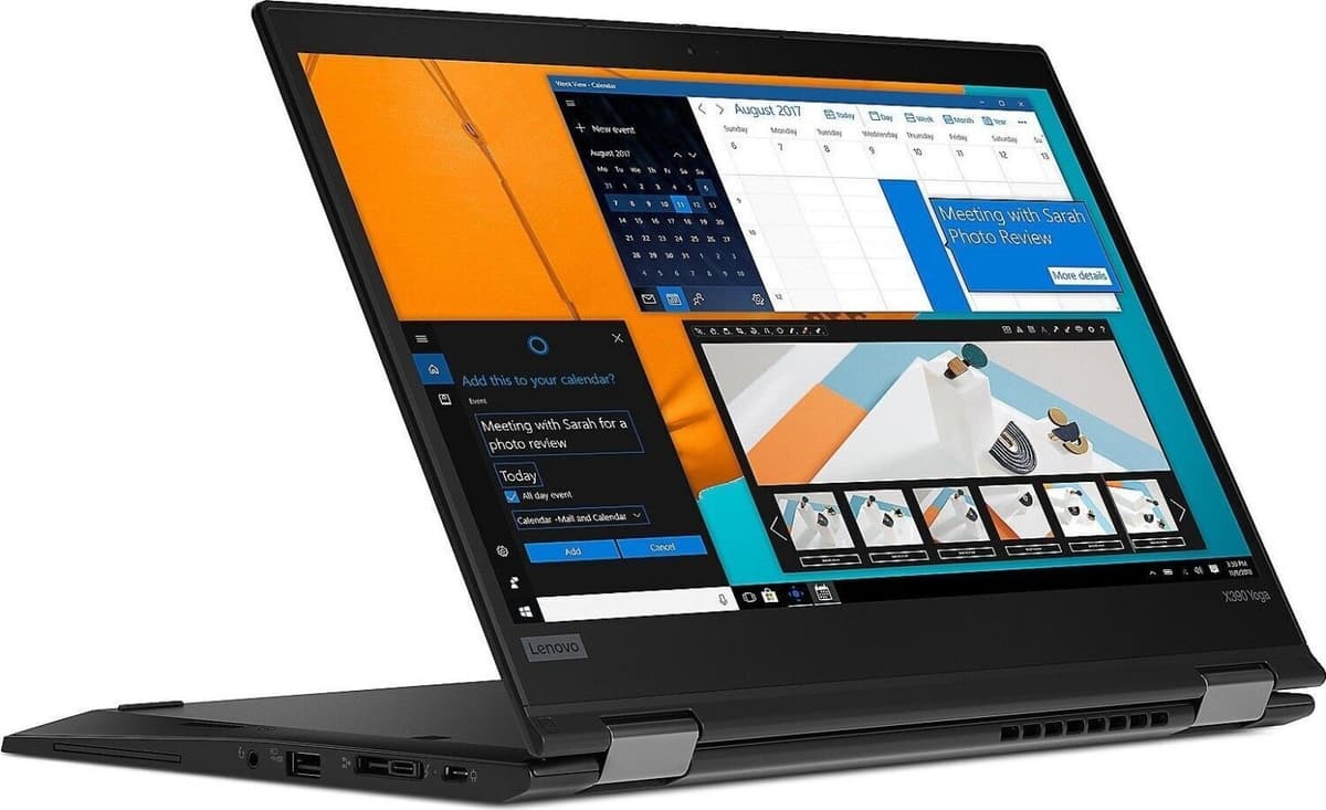 IBM ThinkPad Yoga X390   i5-8265U   13.3"   16 GB   256 GB SSD   Kamera internetowa   4G   Win 11 Pro   DE - Refurbished