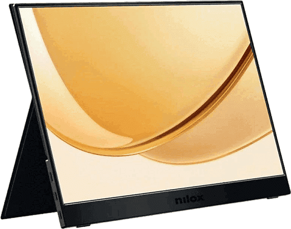 Monitor portátil - Nilox NXMP15FHD601, 15.6" Full-HD, 60 Hz, 1 ms, IPS, Ultra Delgado, VESA 75 x mm, Negro
