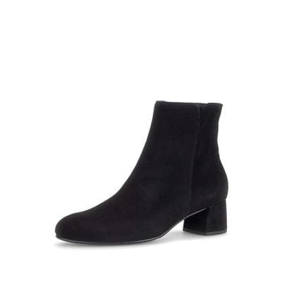 Stiefelette GABOR "Elegante Stiefelette", Damen, Gr. 40,5, schwarz, Schuhe Stiefelette
