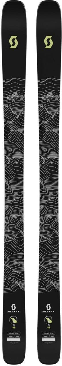 Scott Esquís sin fijación SEA 88 .  (176 cm) Multicolor