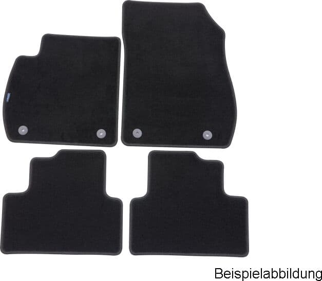 Petex Fußmattensatz Velour - Schwarz 11771604