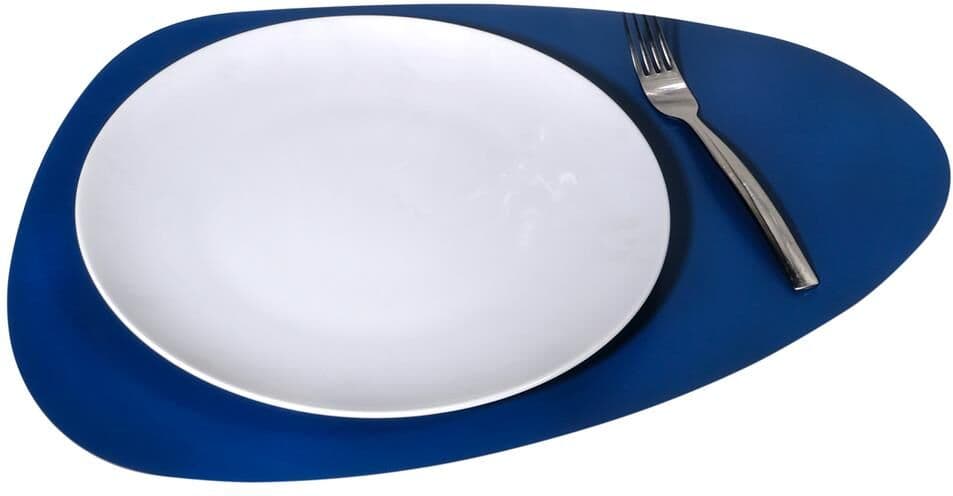 Tirolix Set 4 Pezzi Tovaglietta Goccia 43 x 26 cm Lake/Nero Colour