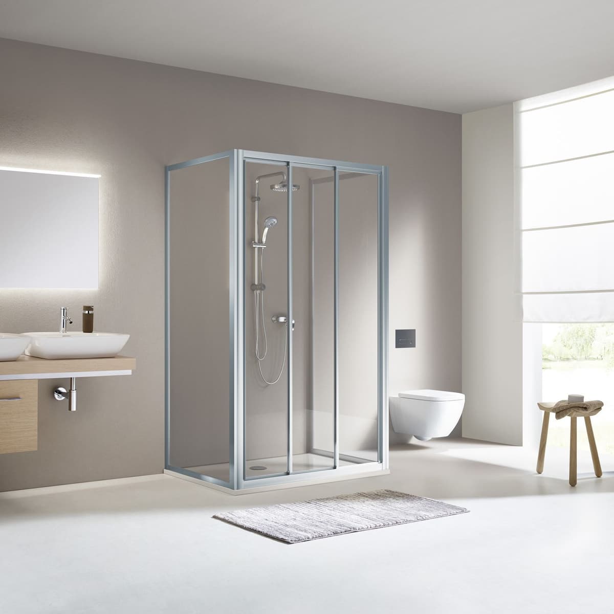Koralle TwiggyTop partition for U-combination, 70 x 185 cm V439107018AA1