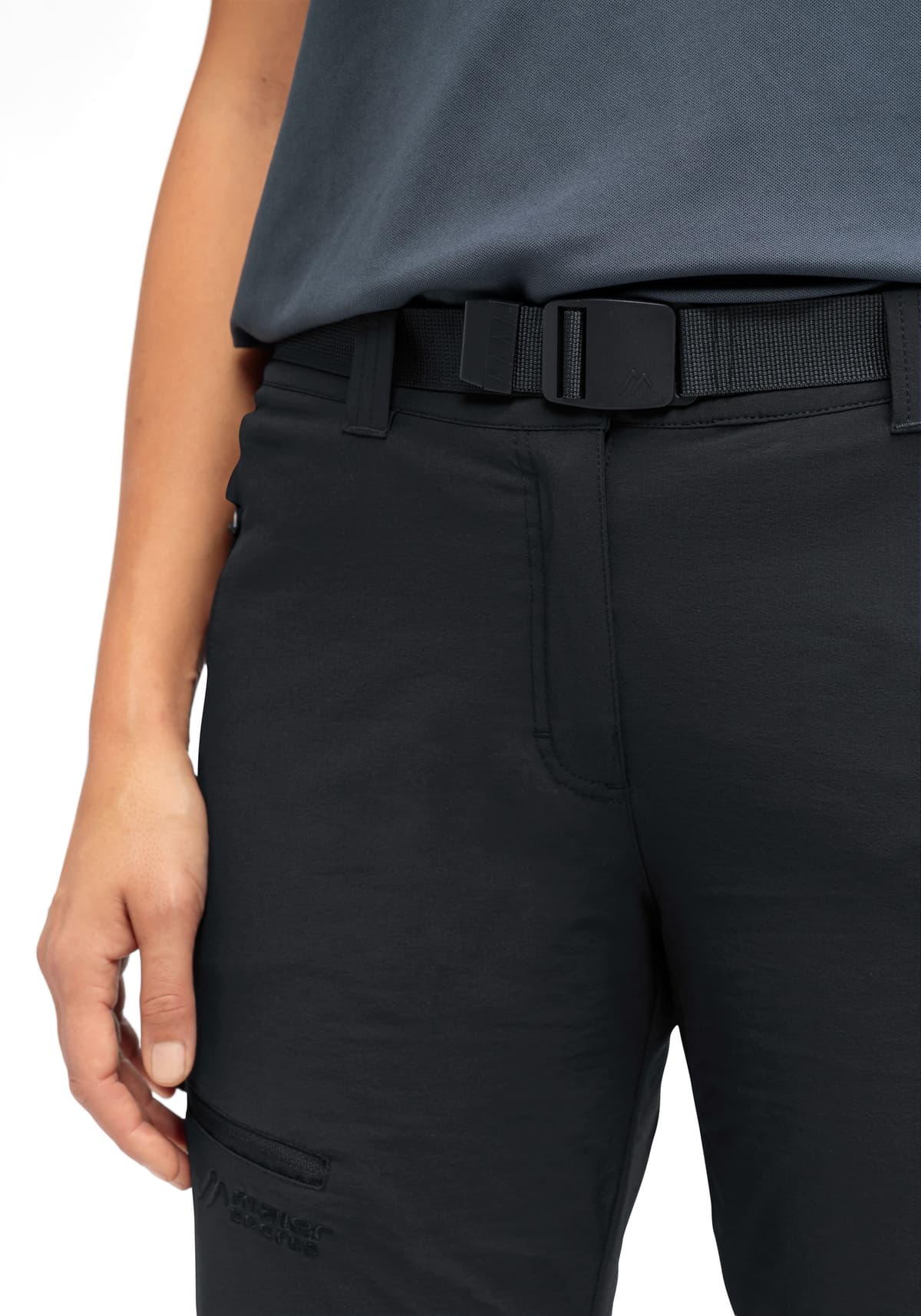 Maier Sports "DA-HOSE LINING EL. LULAKA WINTER" mit vier Reissverschlusstaschen, aus 4-Wege-Stretchmaterial schwarz 42, N-Gr