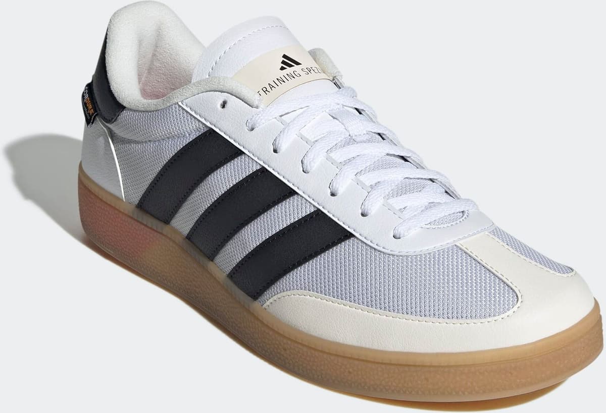 Trainingsschuh ADIDAS PERFORMANCE "SPEZIAL", Gr. 44, cloud weiß, core schwarz, lucid rot, Synthetik, Textil, Schuhe Trainingsschuh, besonders geeignet für Gym und Fitnessstudio cloud weiß, core schwarz, lucid rot 44