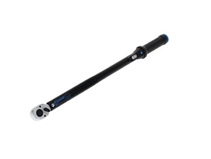 GEDORE Torcoflex Momentsleutel, 1/2 inch, 60-300 Nm, met omschakelratel, stalen buis, zwart/blauw
