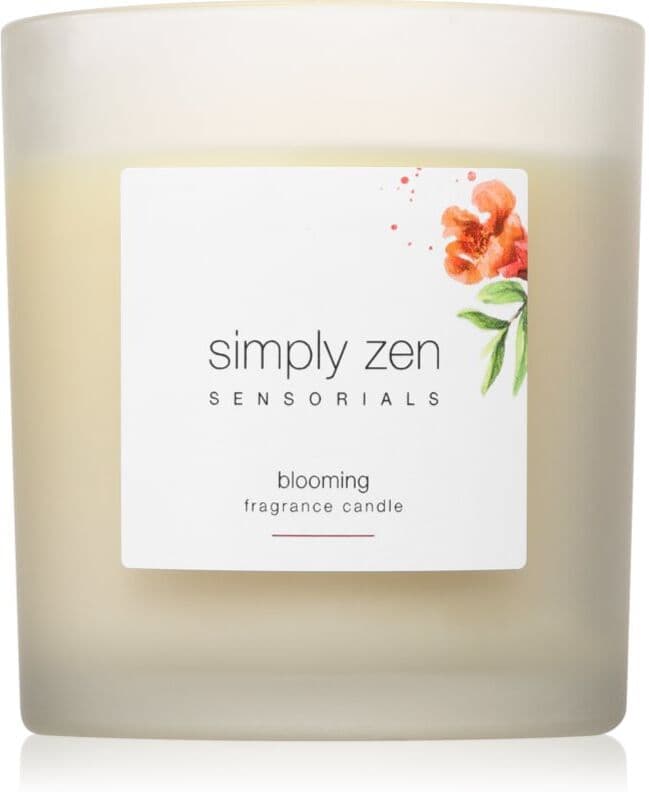 Simply Zen Sensorials Blooming Fragrance Candle αρωματικό κερί 120 γρ