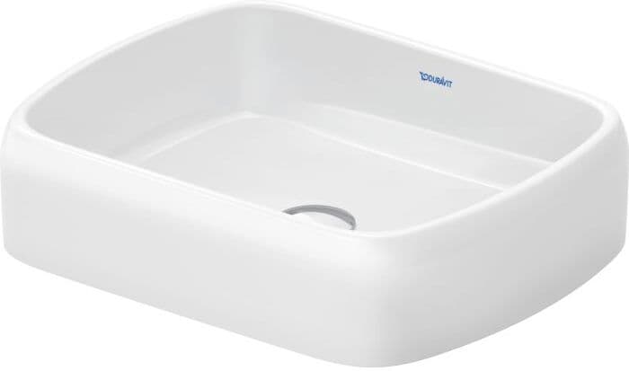 Duravit Collection One Aufsatzbecken 2384500079 ohne Hahnlochbank, ohne Überlauf, Weiß Hochglanz