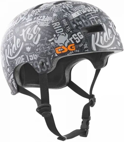 Casco TSG Evolution Graphic Design Skate (L/XL - Stickerbomb) taglia L/XL