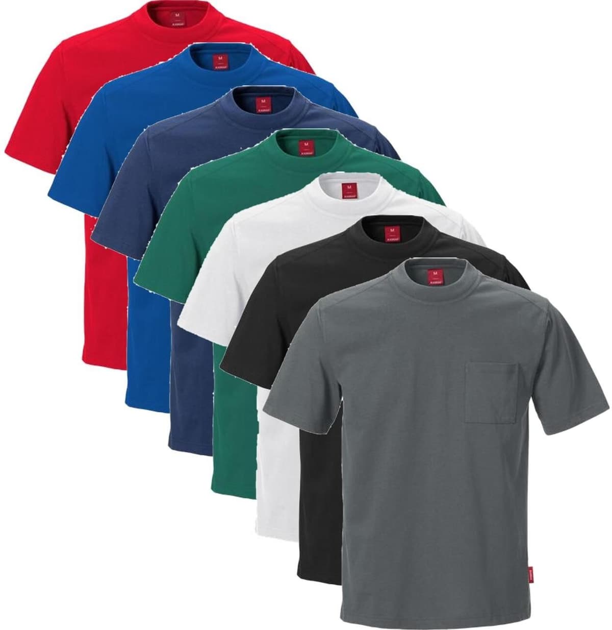 Kansas 100779 Match T-Shirt / Arbejds T-Shirt Mørkegrå Xs