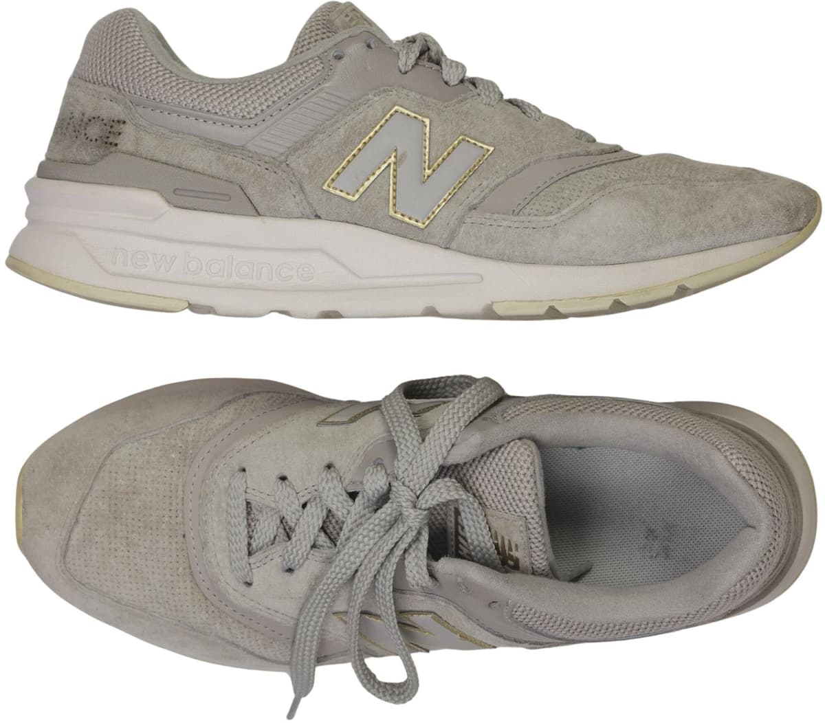 New Balance Damen Sneaker, Grau, Gr. EU 38, kein / Etikett - Second Hand