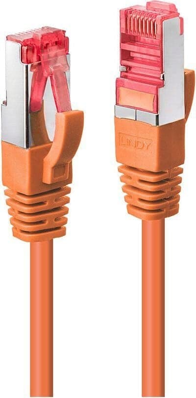 Lindy Cat6 S/FTP Netwerkkabel RJ-45 naar RJ-45, 20 meter, Oranje