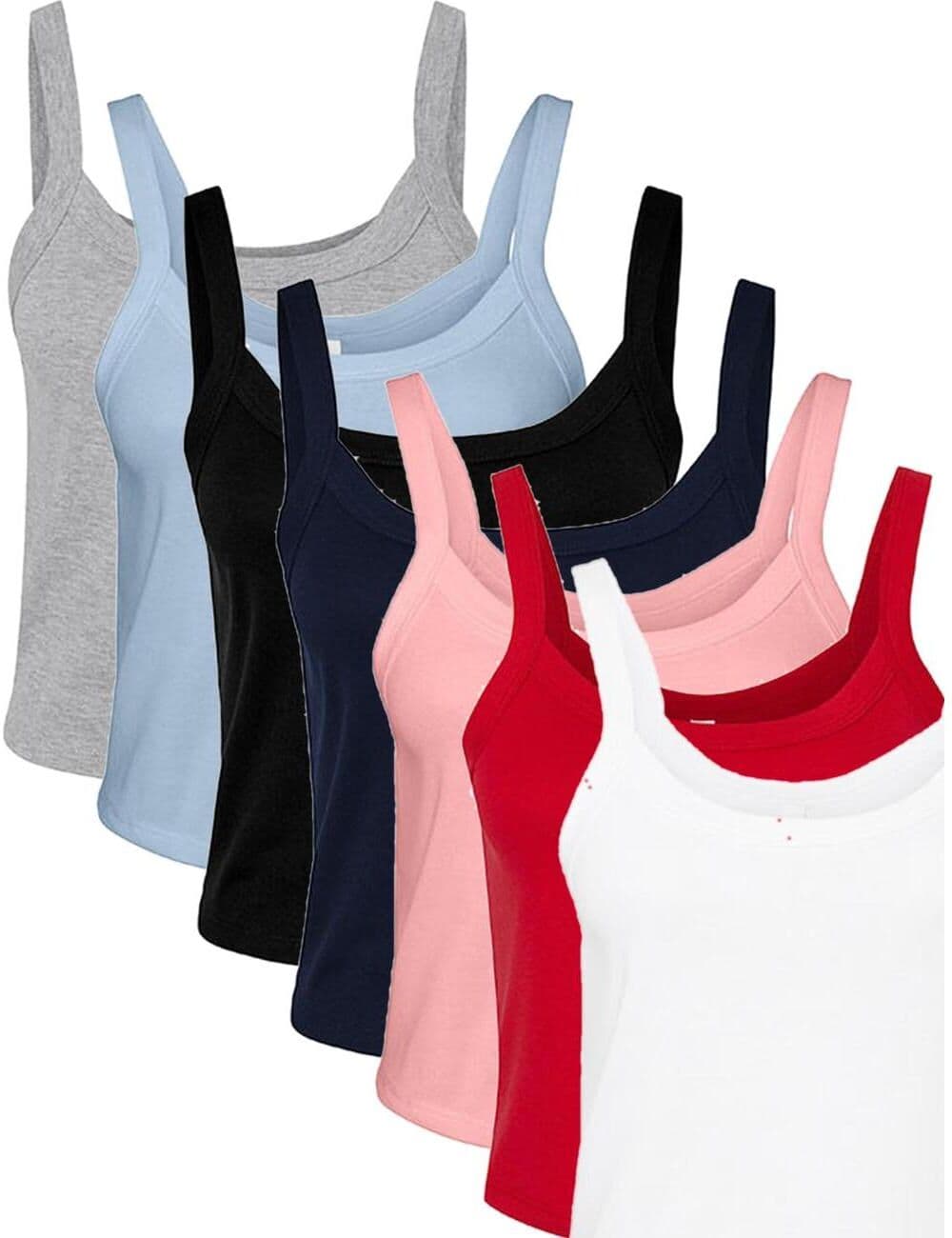 Bella + Canvas Bella Bl1012 Women´s Micro Rib Spaghetti Strap Tank Solid Red Blend Xs