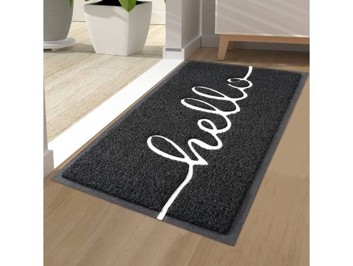 Olanly – tapis de sol pour porte d'entrée, résistant à la saleté et absorbant, tapis de bienvenue lavables et antidérapants, décoration de maison