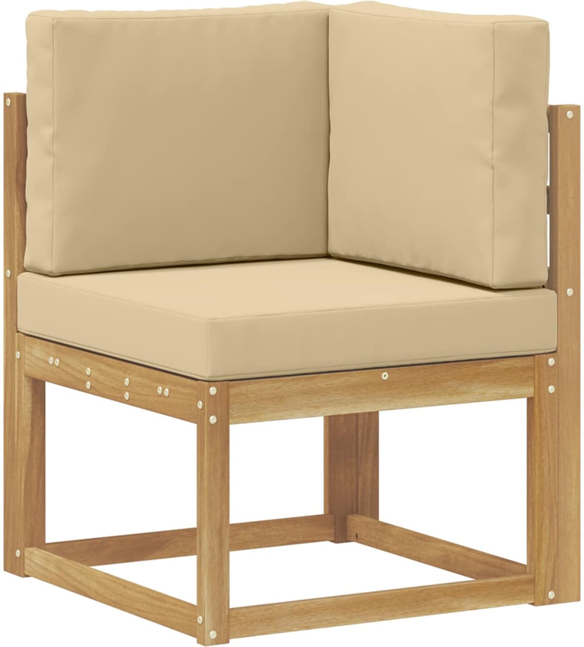 vidaXL Ensemble de canapés d'extérieur 8 pc Blanc et Beige