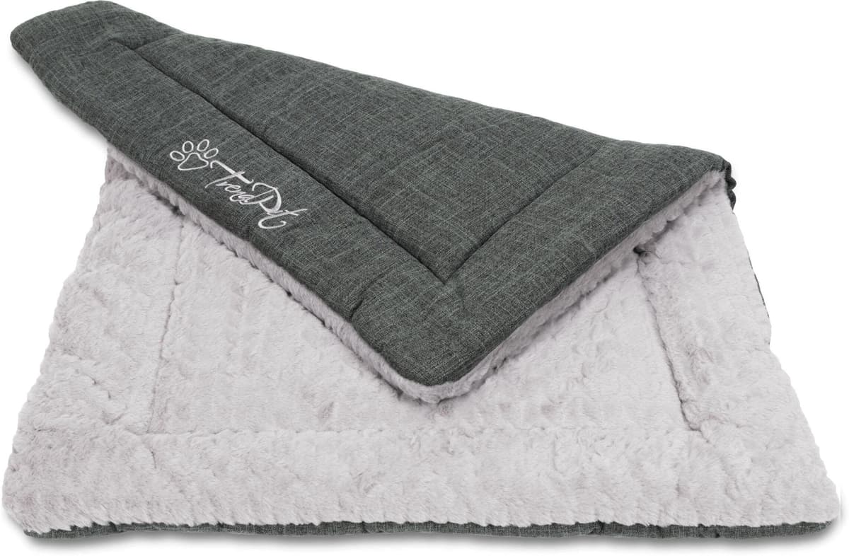 Tierdecke "TrendPet Heaven grau Gr.S", grau, B/H/L: 55cm x 75cm, Tierbetten, Tierdecke grau B/H/L: 55cm x 75cm