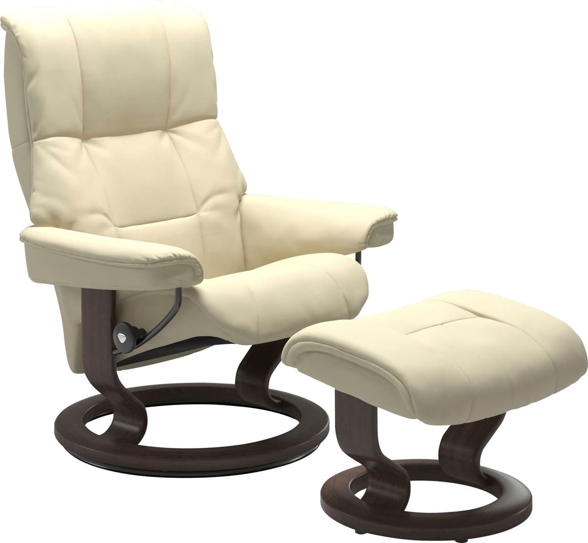 Relaxsessel STRESSLESS "Mayfair", beige (vanilla paloma), B:79cm H:101cm T:73cm, Leder BATICK: BATICK ist ein leicht korrigiertes, durchgefärbtes und genarbtes Möbelleder, bei dem die meisten Unebenheiten und Spuren in der Regel entfernt wurden.;Leder PAL