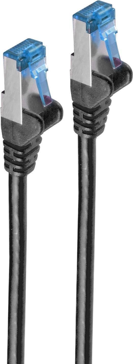 Shiverpeaks Cat6A S/FTP PIMF patchkabel, zwart, 10 meter