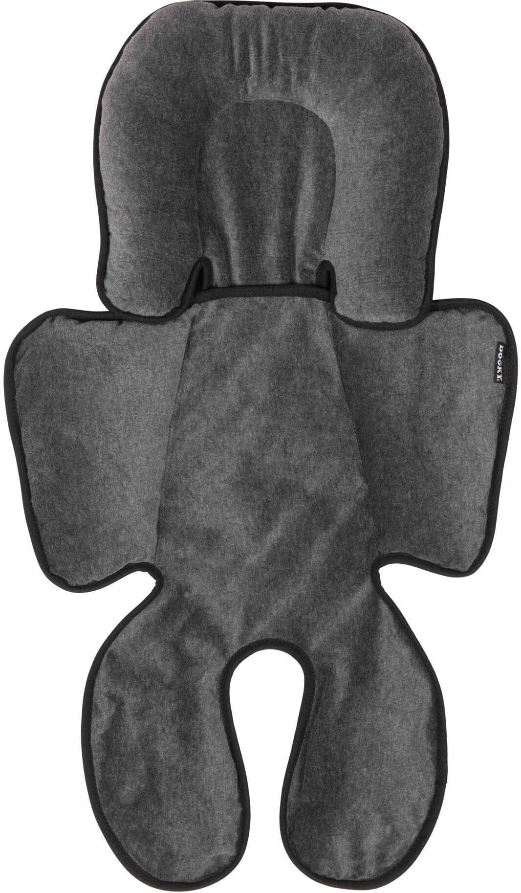 Stützkissen DOOKY, Baby, Gr. B/H/L: 36cm x 6cm x 65,5cm, grau, schwarz, Funktionskissen Stützkissen grau, schwarz B/H/L: 36cm x 6cm x 65,5cm
