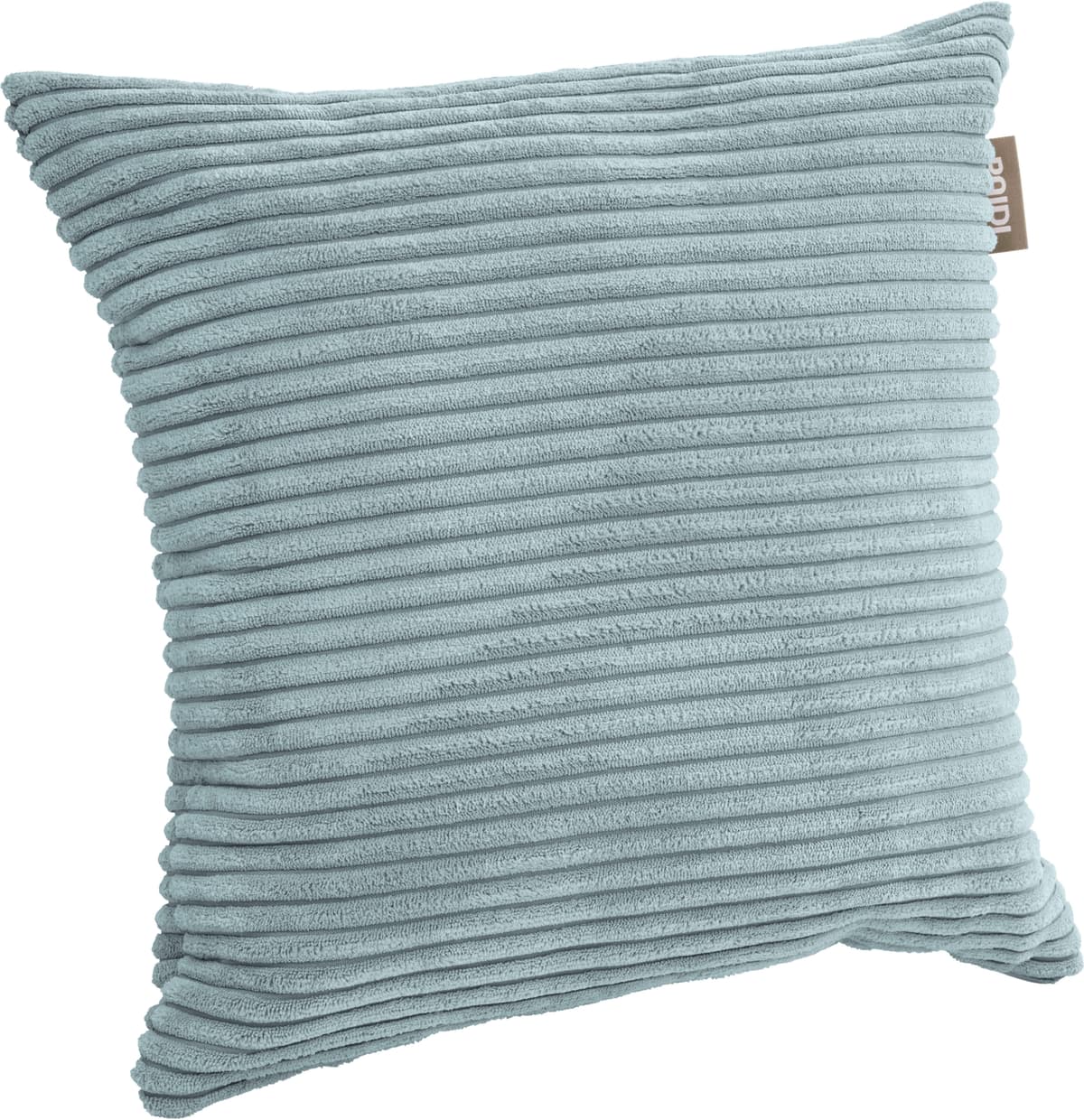 Dekokissen PAIDI "Cord in verschiedenen Ausführungen, Polyester, 60/40x40 cm", grau (dusty blau, unifarben), B:40cm H:10cm L:40cm, Polyester, Dekokissen_Sitzkissen_Kissenhüllen, Dekokissen, Zierkissen mit Füllung, abnehmbarer und waschbarer Bezug