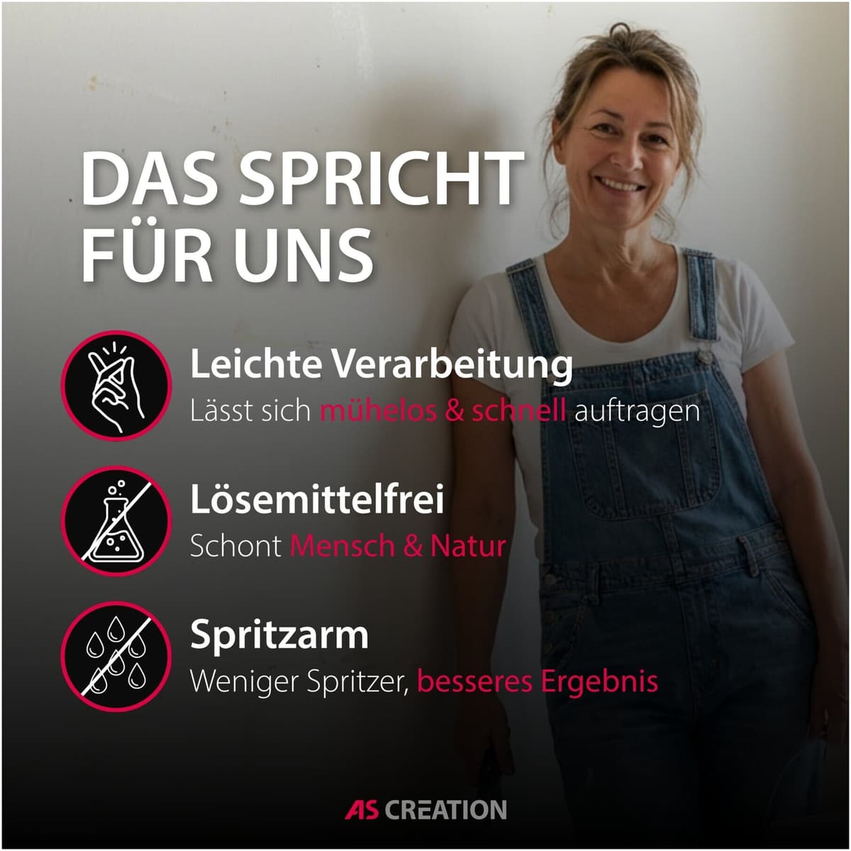 A.S. Création Wandfarbe The Color Kitchen Latte Macchhiato Braun Matt 5,00 l Hohe Deckkraft (DD125681)