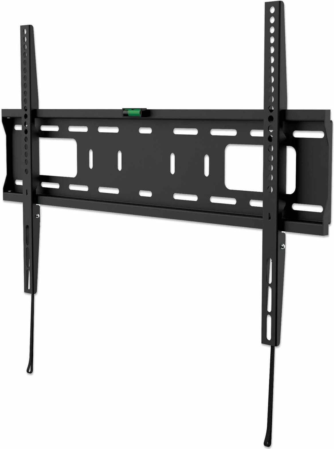 Manhattan 461986 Platte TV-wandhouder voor schermen van 37 tot 70 inch, maximaal 35 kg, vast model