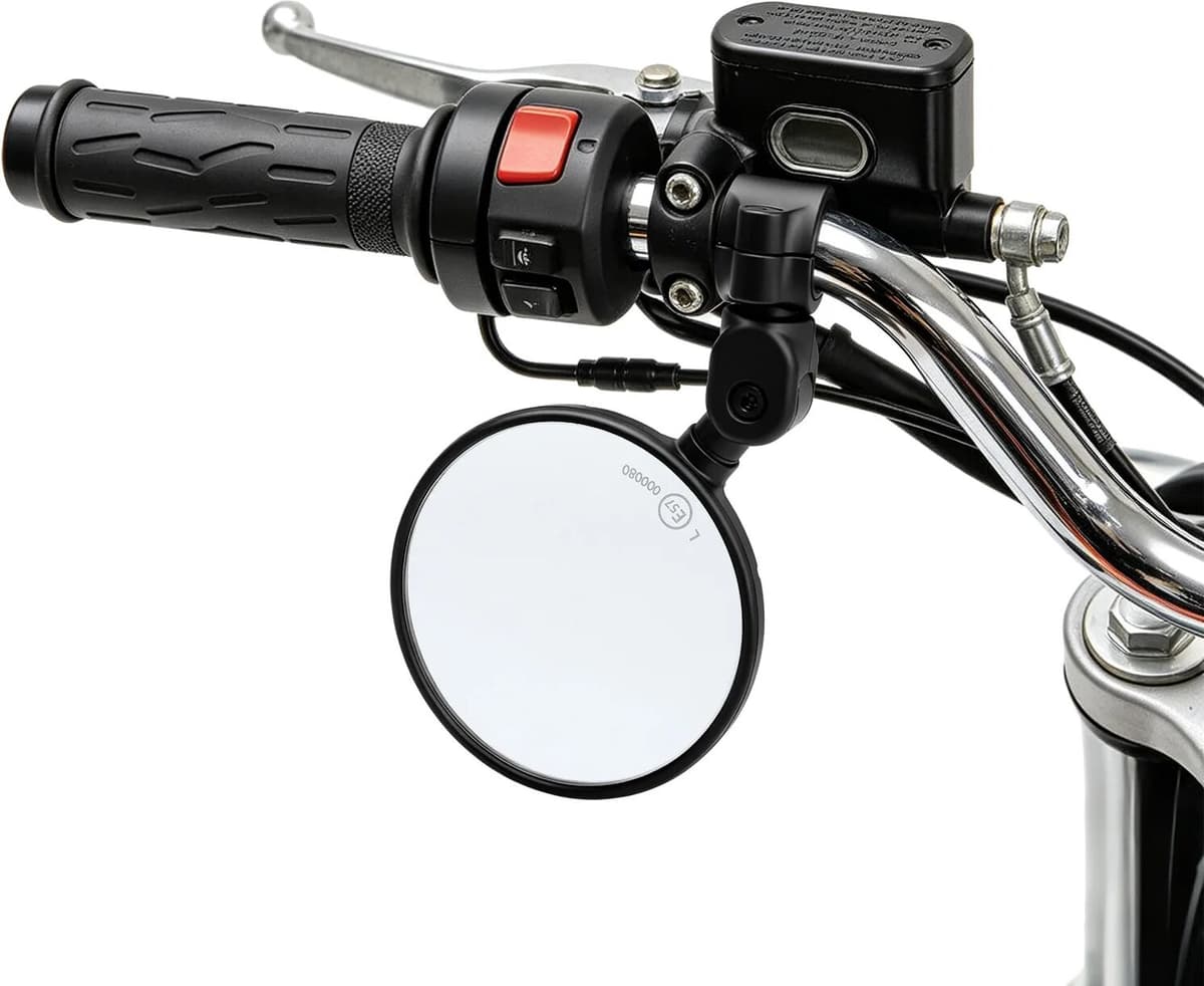 NONE Motorcycle Mirrors Universal Handlebar Motorcycle Rearview Mirrors For Husavarna 701 SM/Enduro Rear View Mirrors HD Side Mirror