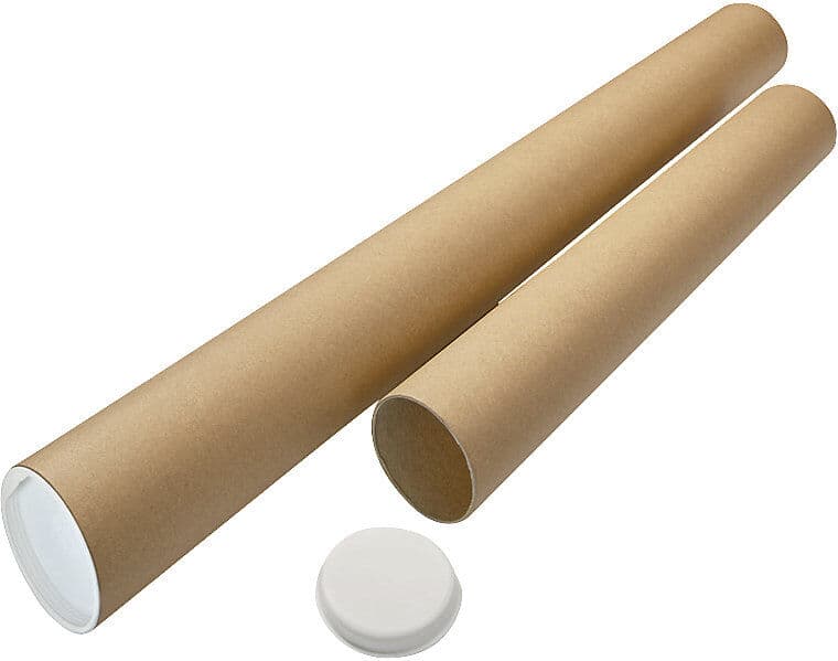 Versandrohr, mit Deckel, LxØ 610 x 80 mm, VE 10 Stk, ab 10 VE ratioform economy