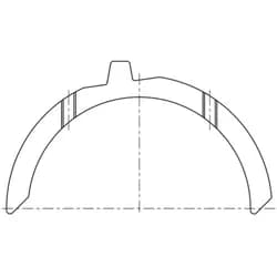Distanzscheibe Kurbelwelle MAHLE 001 AS 21883 000