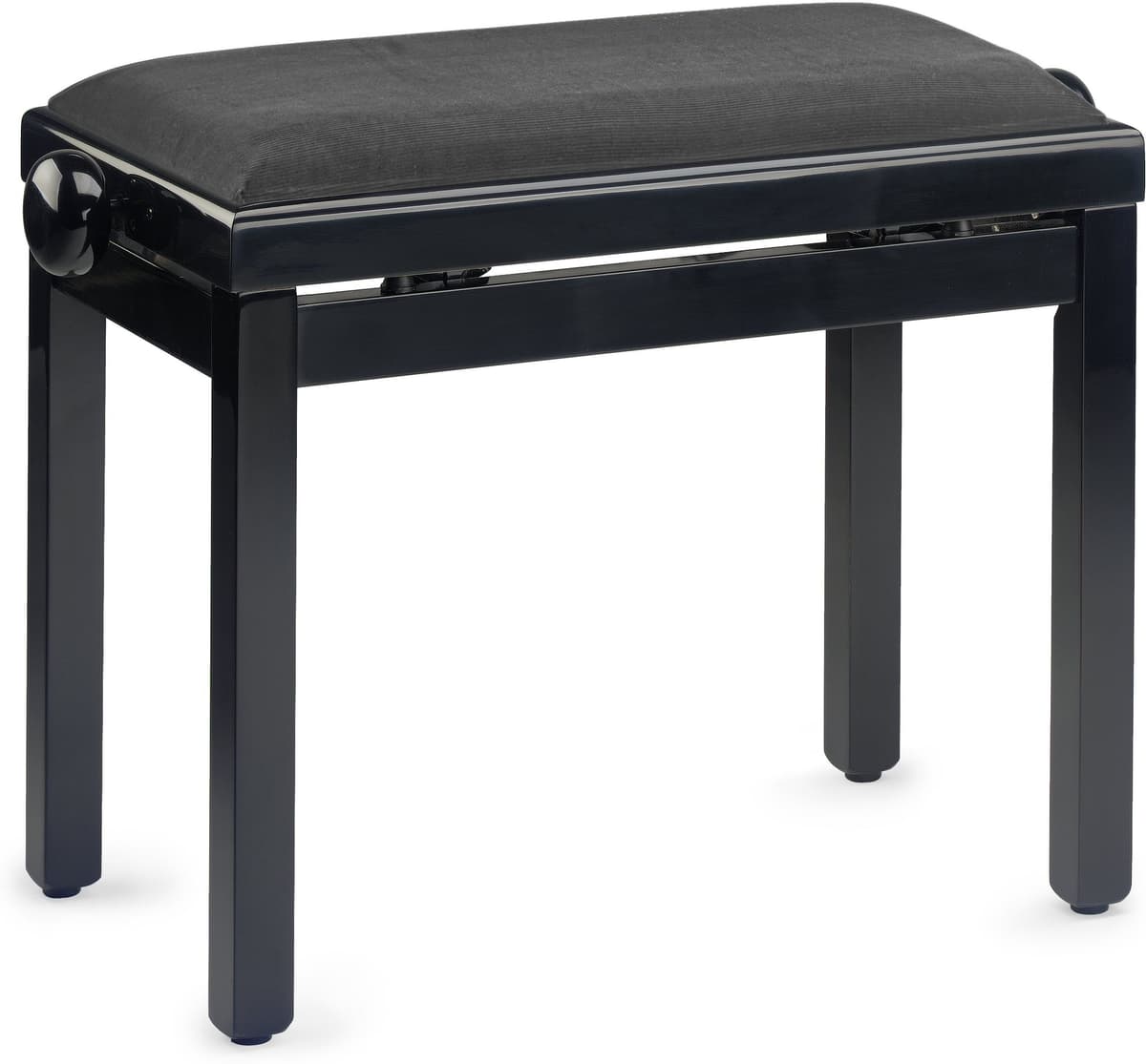 Digitalpiano.com Digitalpiano DPB-100 Klavierbank Schwarz Poliert