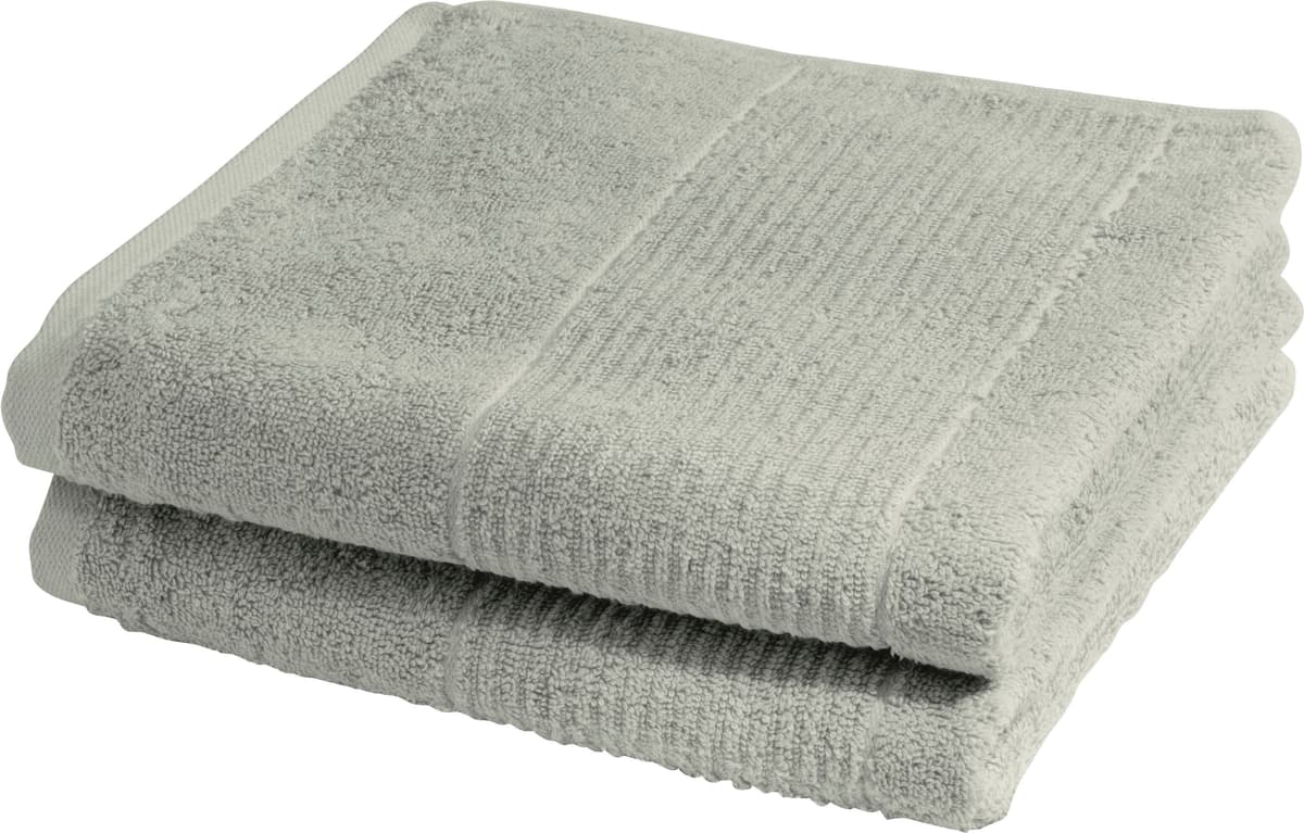 Duschtücher FLEURESSE "2828", grau (steingrau, grau, hellgrau), B:70cm L:140cm, Frottier, Obermaterial: 100% Baumwolle, Handtücher, Duschtücher, Duschhandtücher, Handtücher, Walkfrottee, 100% Baumwolle steingrau, grau, hellgrau B/L: 70cmx140cm, 2 Stk., Fr