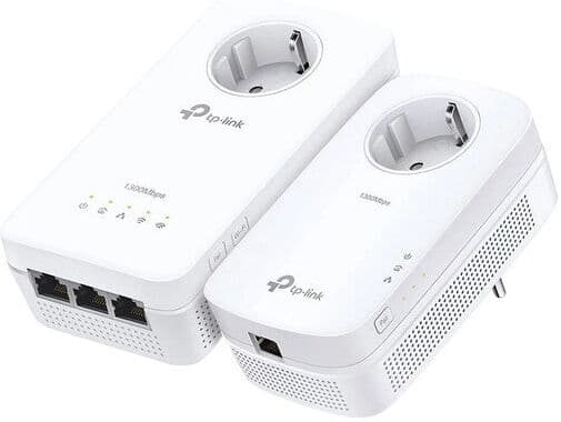 TP-Link Powerline TL-WPA8631P KIT Wi-Fi AC Gigabit AV1200 con enchufe. Blanco
