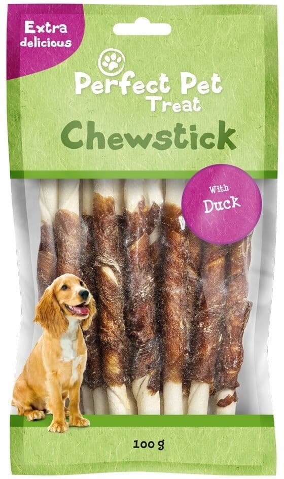 Perfect Pet Duck Wrapped Tuggben 13 Cm 100 g
