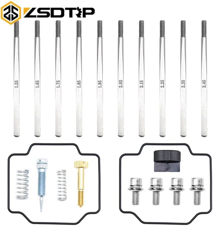 NONE ZSDTRP 2 Stroke LECTRON Carburetor Metering Rods Gasket Tuning Tool High-speed Refueling Screw Idle Adjuster Screw kits