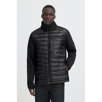 Steppjacke BLEND "BHEVEREST JKT", Herren, Gr. XL, schwarz beauty, Web, Obermaterial: 100% Polyester, unifarben, regular fit normal, elastischer Bund, Jacken Steppjacke, Kunstfaser, regular fit