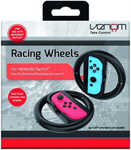 Venom Nintendo Switch Joy-Con Racing Wheel Twin Pack for Nintendo Switch