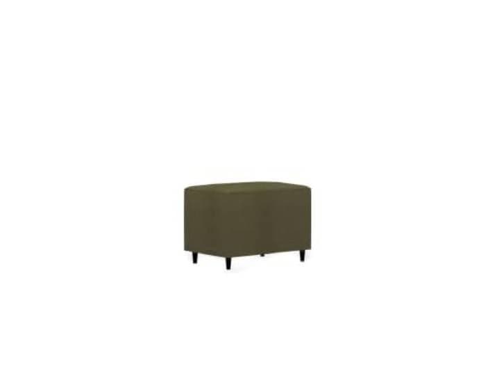 comfortly Housse pour repose-pieds Strandmon - Coton Panama - Olive foncé Tissu en coton naturellement texturé et respirant dans des couleurs riches et vives