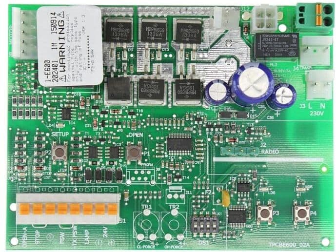 Faac Scheda Elettronica Centrale Di Comando E600 24v Per Motore Dolphin D600 Porte Sezionali 63003655