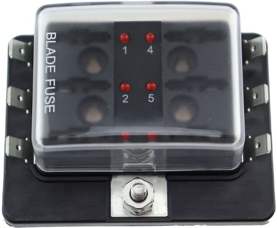 Sikringsholder For 6 Flatstiftsikringer