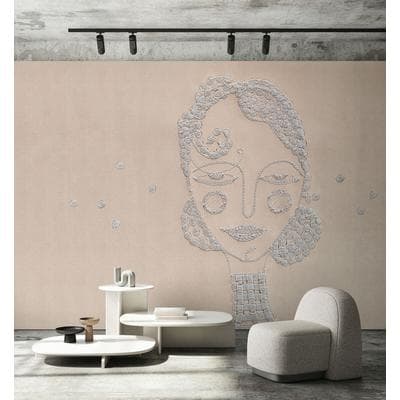 Fototapete LIVING WALLS "Walls by Patel 5 Fototapete Vintage-Collagen & Stillleben", natur, B:4m H:0m L:2,7m, Vlies, Tapeten, Vintage-Collagen & Stillleben auf 200 g/m² Premium-Vlies