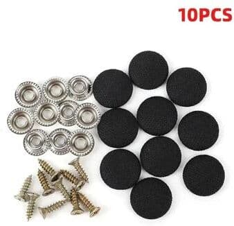 Useful Little Things Car Interior Roof Repair Buckles & Headliner Retainer Rivets black 10pcs