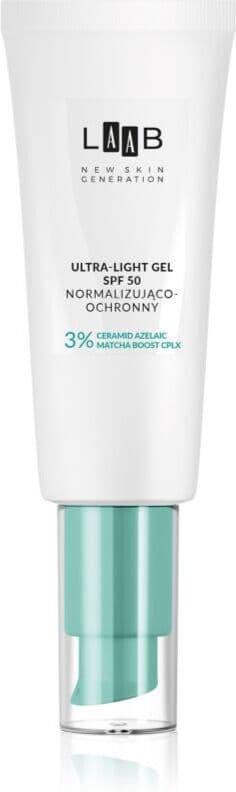 AA Cosmetics LAAB Clear Skin Solution lekki ochronny żel-krem SPF 50 40 ml
