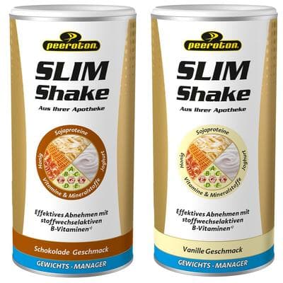 peeroton Diät Aktivkost Vanille & Schokolade Doppelpack 2x500 g Pulver