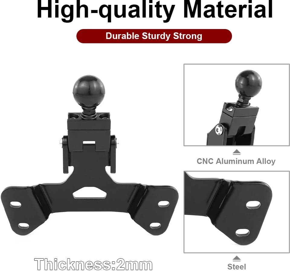 XITOMER Motorcycle Navigation Bracket GPS Mount Phone GPS Plate Bracket Support Holder Multistrada V4 2021-2026 V4 S/RS/Rally For Ducati