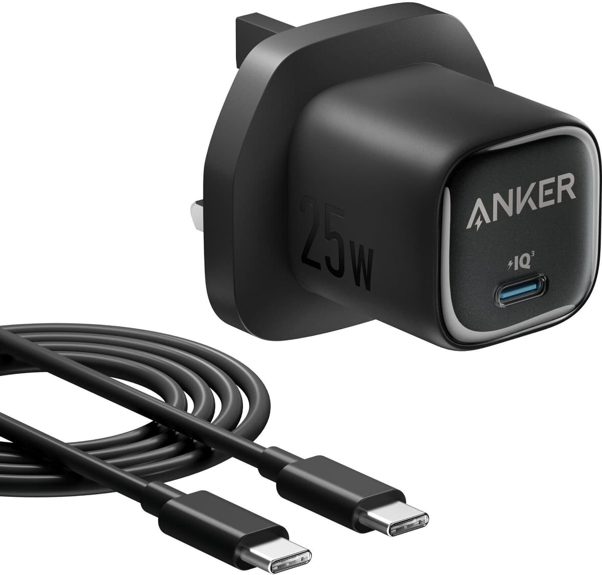 Anker USB-C Charger 25W with USB-C Cable - Black