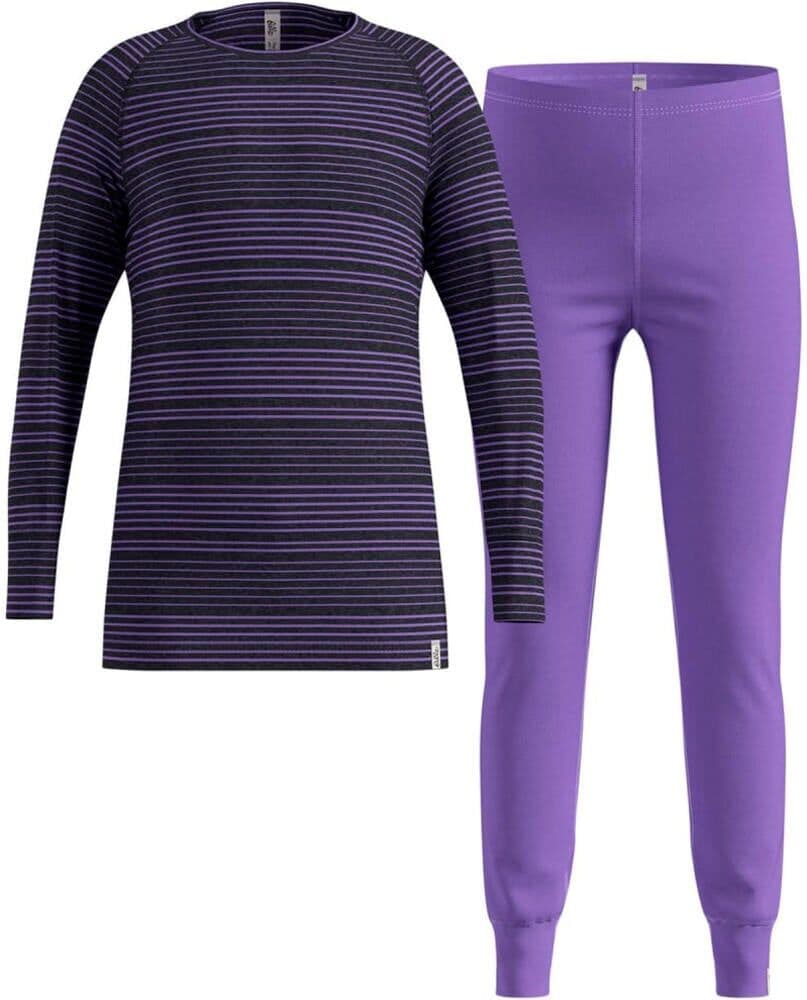 Odlo active warm set ropa térmica niño Morado (152)